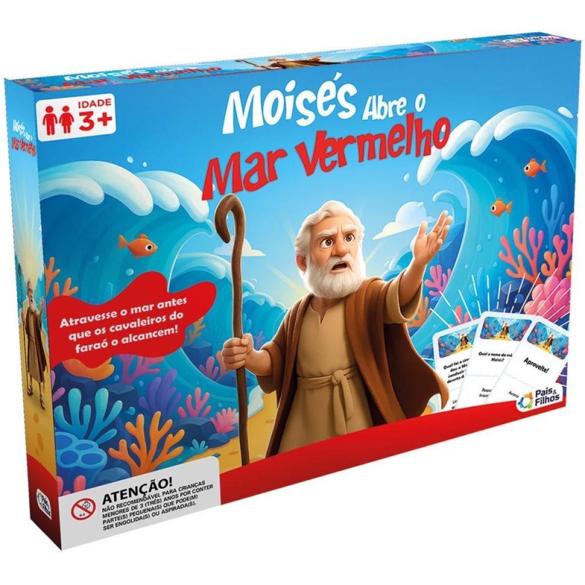 Jogo De Tabuleiro Moises Abre O Mar Vermelho