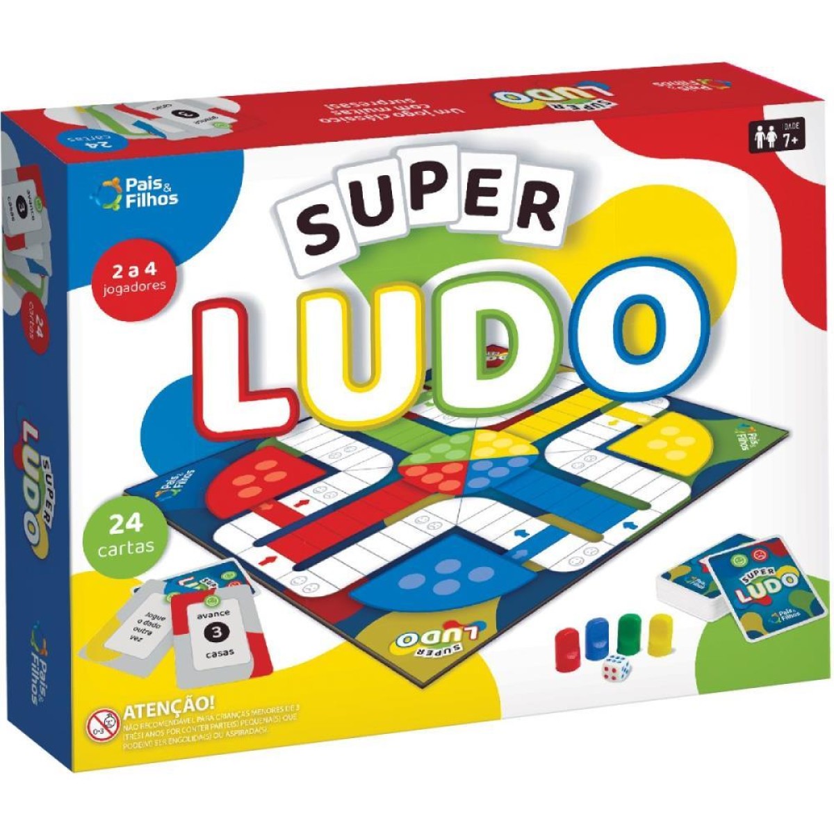 Jogo De Tabuleiro Super Ludo
