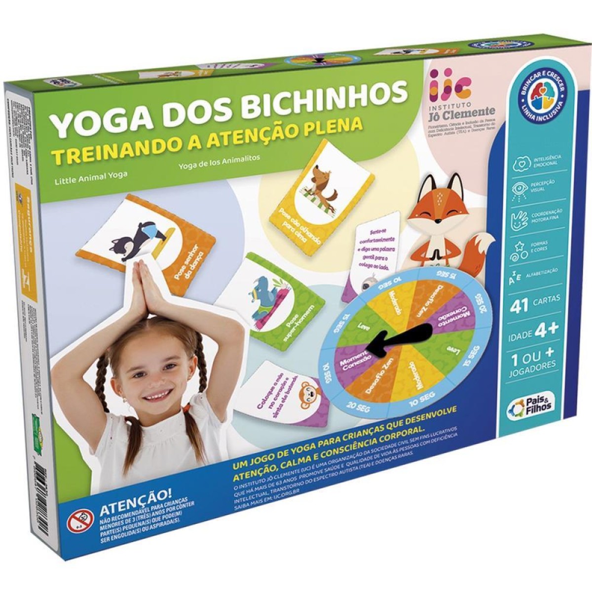 Jogo Educativo Yoga Dos Bichinhos