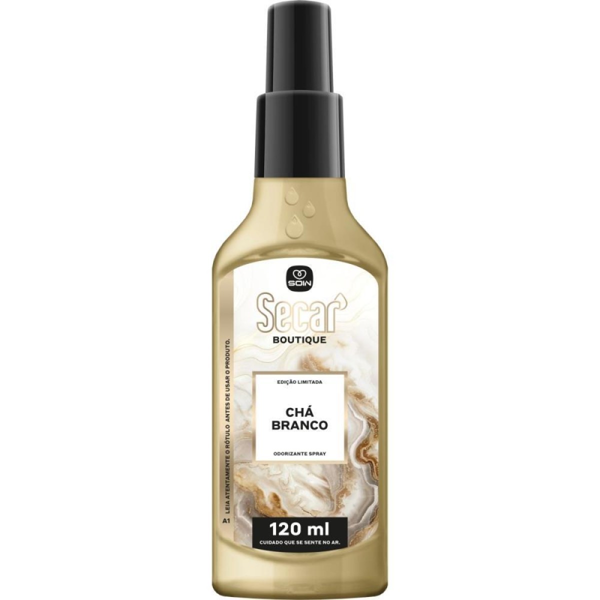 Odorizador De Ambiente Secar Spray Cha Branco 120ml