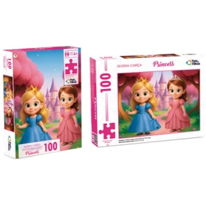 Quebra-cabeca Cartonado Princess 100 Pecas