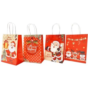 Sacola Para Presente Natal 33x26x11cm (s)