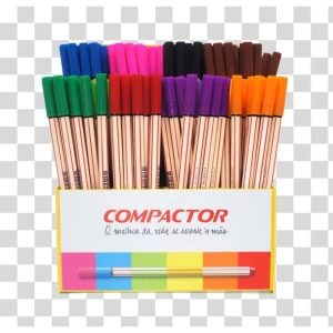 Caneta Com Ponta Porosa Microline 0,4mm Cores (s)