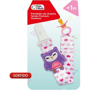 Produto Para Bebe Prendedor De Chupeta Femin.(s)