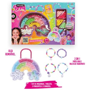 Bijuteria E Micanga Maleta Bracelete E Colares 3mod.(s)