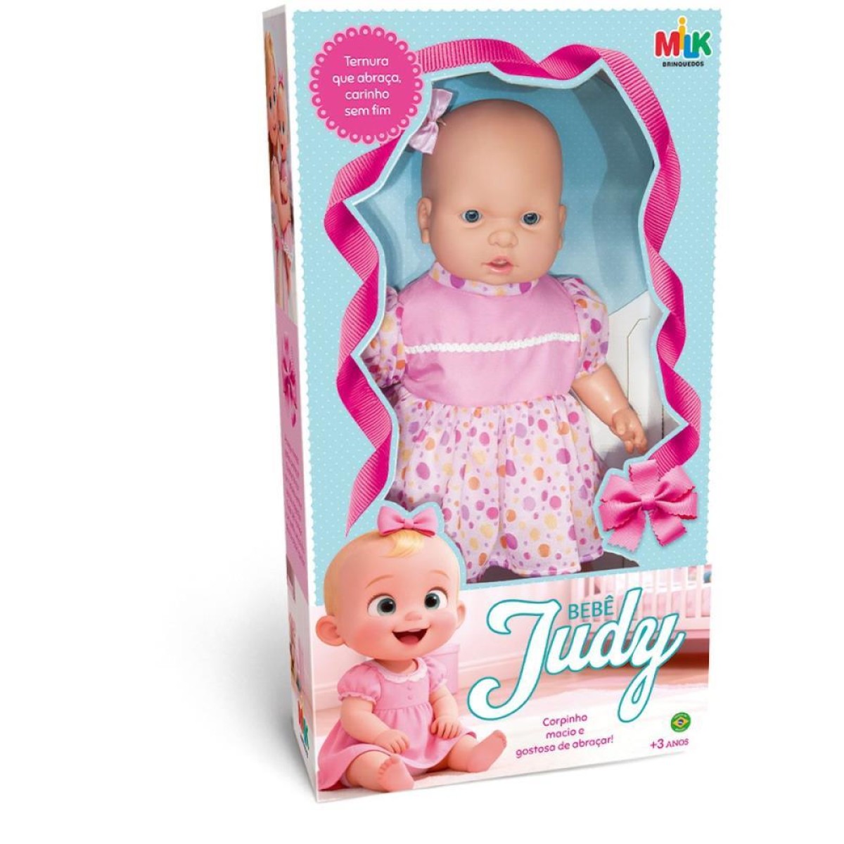 Boneca Bebe Judy 44cm