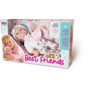 Boneca Best Friend C/naninha 34cm