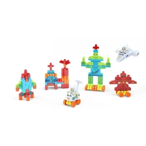 Brinquedo Para Montar Aventura Espacial Blocol.200pc