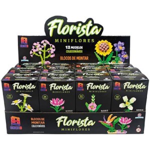 Brinquedo Para Montar Bricko Mini Flores (s)
