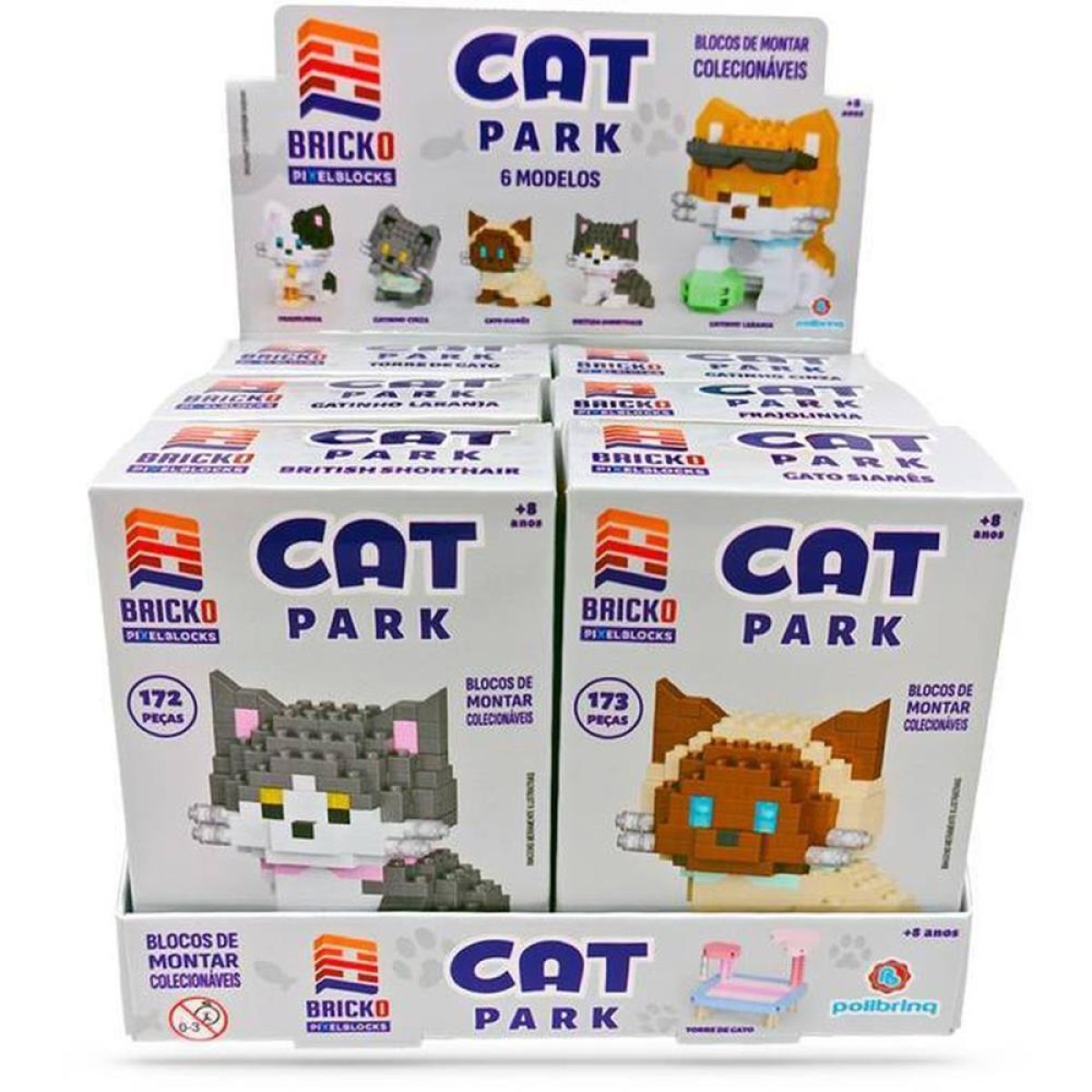 Brinquedo Para Montar Bricko Pet Lovers Cats (s)