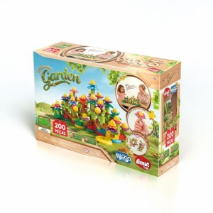 Brinquedo Para Montar Garden Jardim De Blocos 200pcs