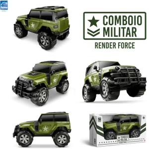 Carrinho Comboio Militar Render