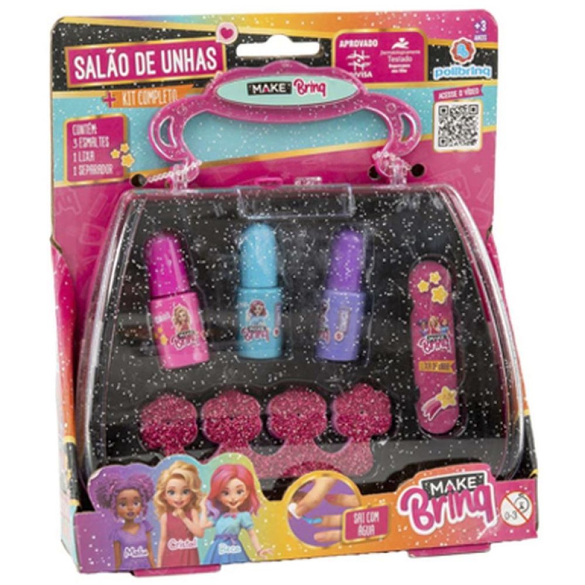Maquiagem E Beleza Infantil Make Brinq Salao De Unhas