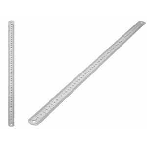 Regua De Aco Inox 100cm.