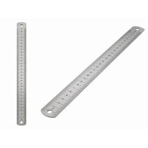 Regua De Aco Inox 30cm.