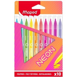 Caneta Hidrografica Color Peps Neon 10 Cores