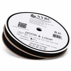 Velcro 16mm Preto C/25mt