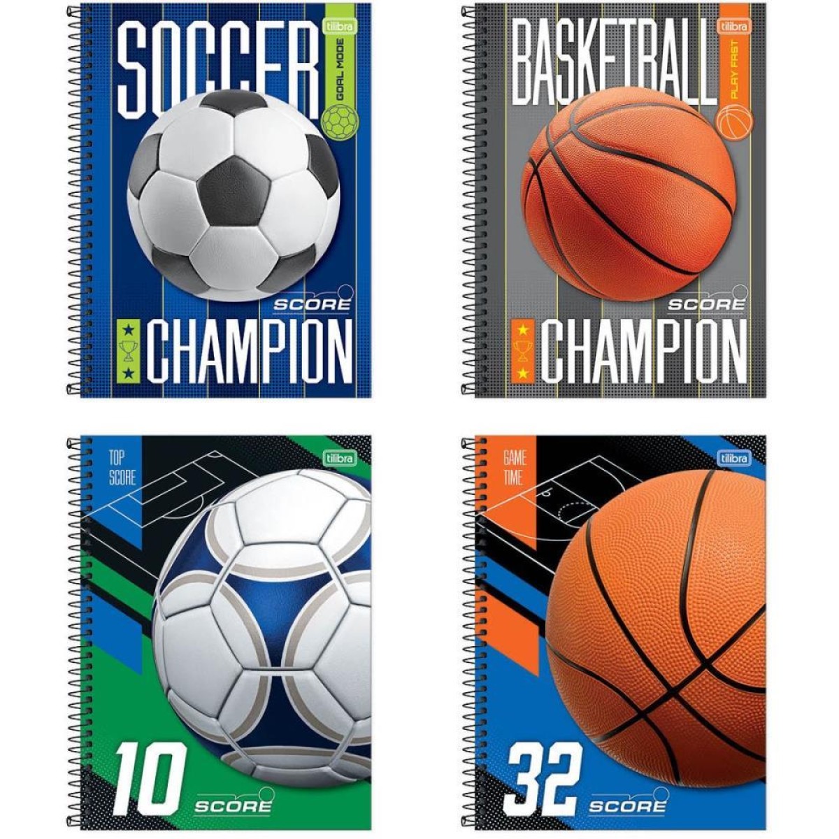 Caderno 10x1 Capa Dura Score 160fls