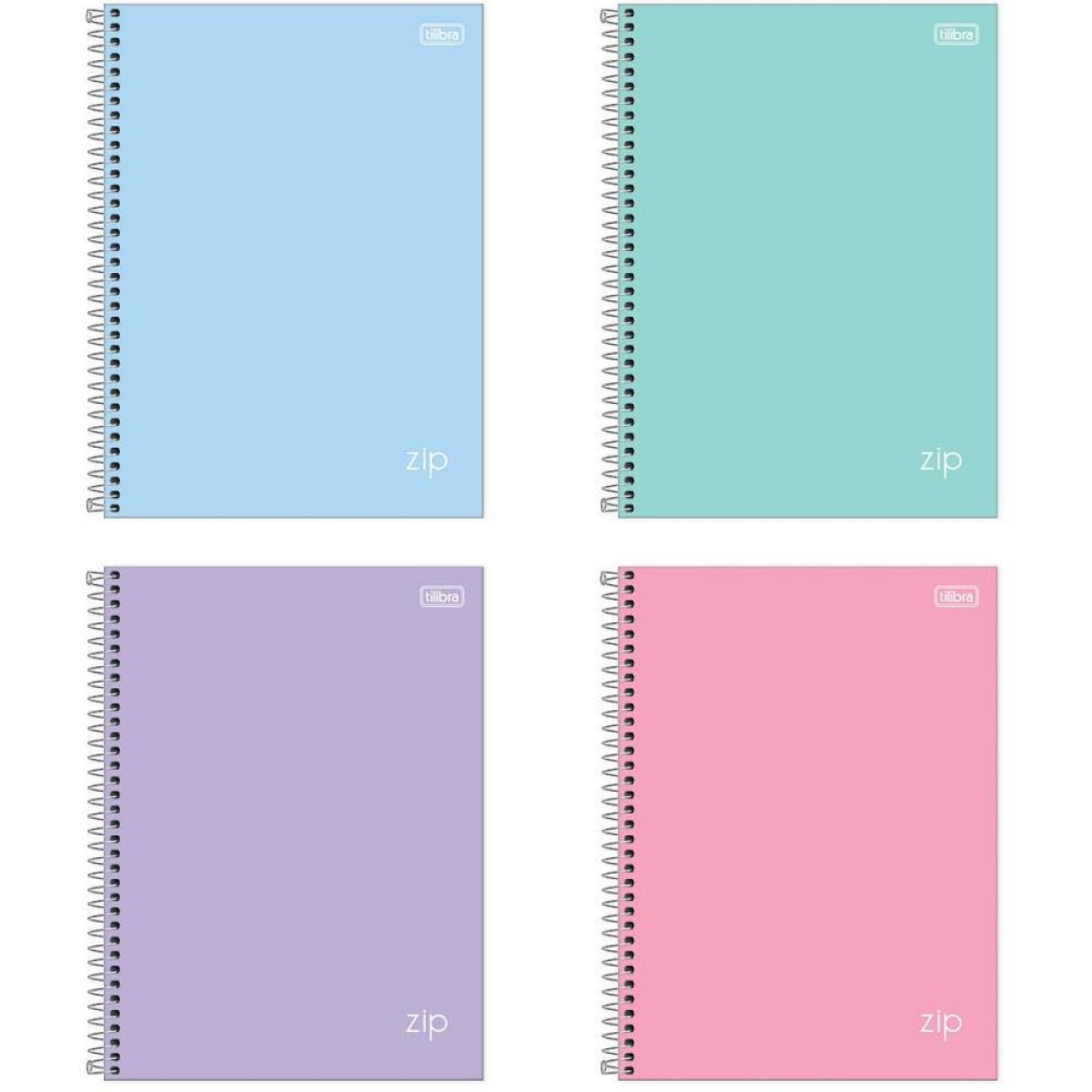 Caderno 01x1 Capa Dura Zip Colors 80fls