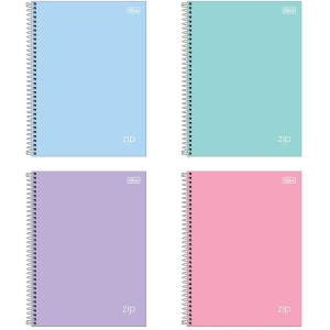 Caderno 01x1 Capa Dura Zip Colors 80fls