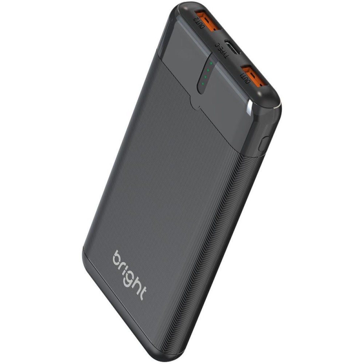 Carregador Portatil 10.000mah Power Bank Preto