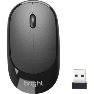 Mouse Optico Sem Fio 1600dpi 2.0ghz Preto
