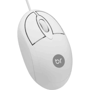 Mouse Optico Usb 1200dpi Cabo 1,2m Branco