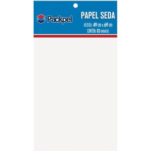 Papel De Seda Branco 49x69cm