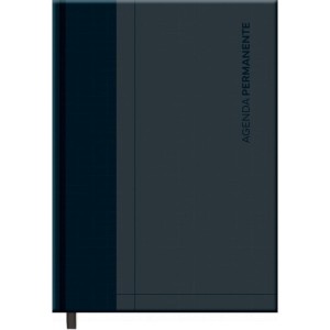 Agenda Permanente Permanente Preta 192f.130x188mm