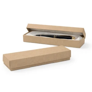 Caixa Para Presente Com Tampa Kraft P/caneta 17x4x2,5cm
