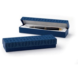Caixa Para Presente Com Tampa Marine P/caneta 17x4x2,5cm