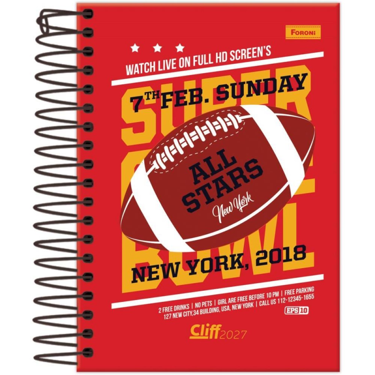 Agenda 2027 Cliff Esp.160f. 117x164mm