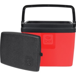 Caixa Termica 6l C/alca Vermelho/preta