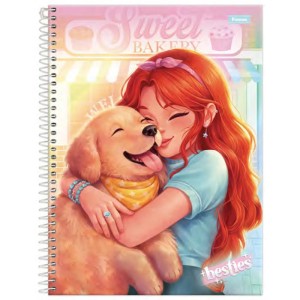 Caderno 01x1 Capa Dura Besties 80fls