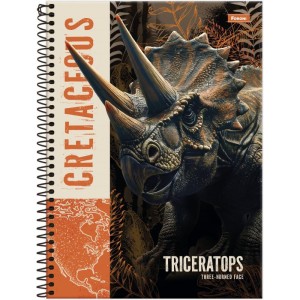 Caderno 01x1 Capa Dura Dinoverse 80fls