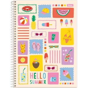 Caderno 10x1 Capa Dura Mid Feminino 160fls