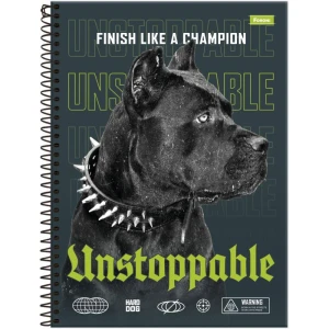 Caderno 15x1 Capa Dura Hard Dog 240fls.