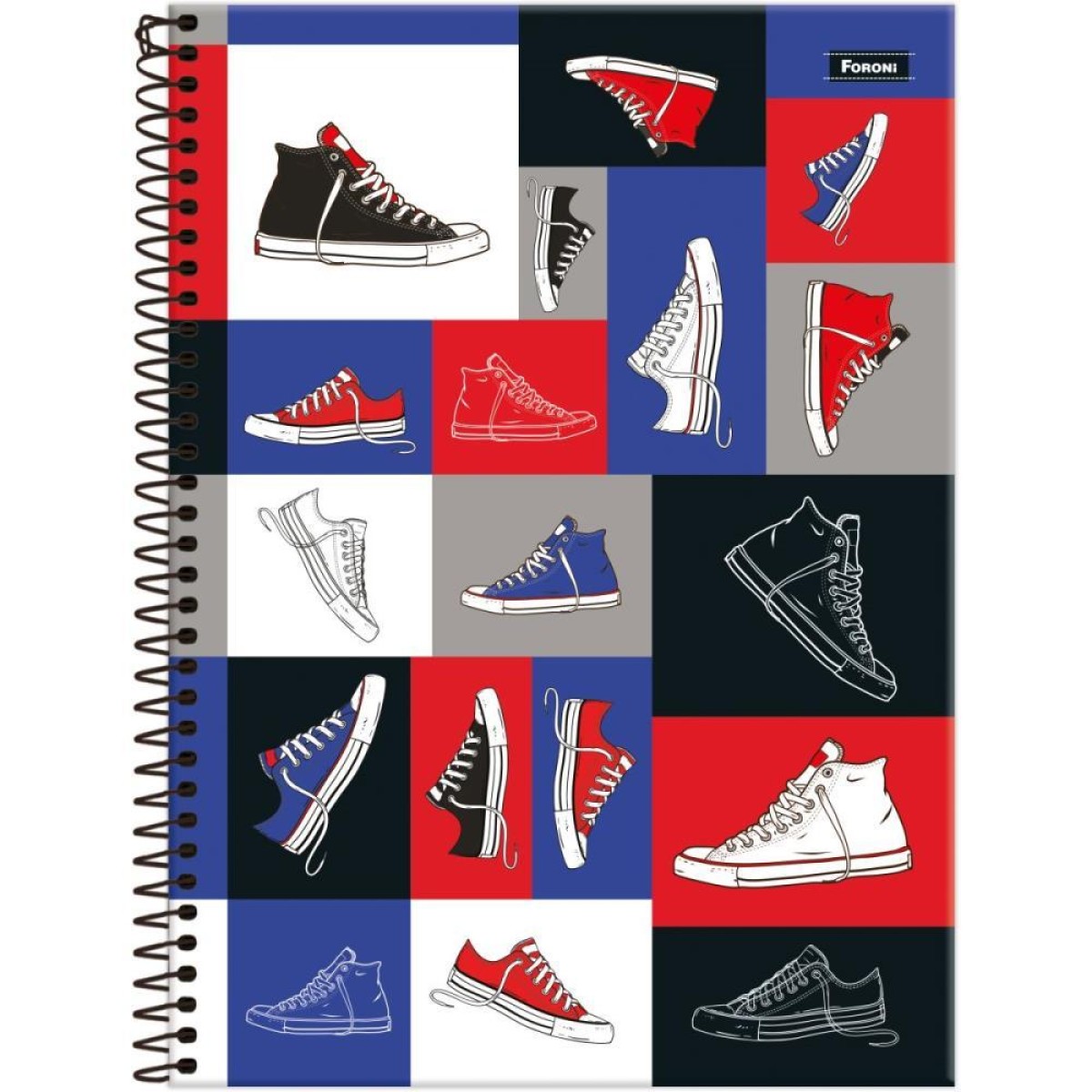 Caderno 20x1 Capa Dura Mid Masculino 320fls.