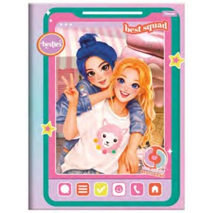 Caderno Brochurao Capa Dura Besties 80fls