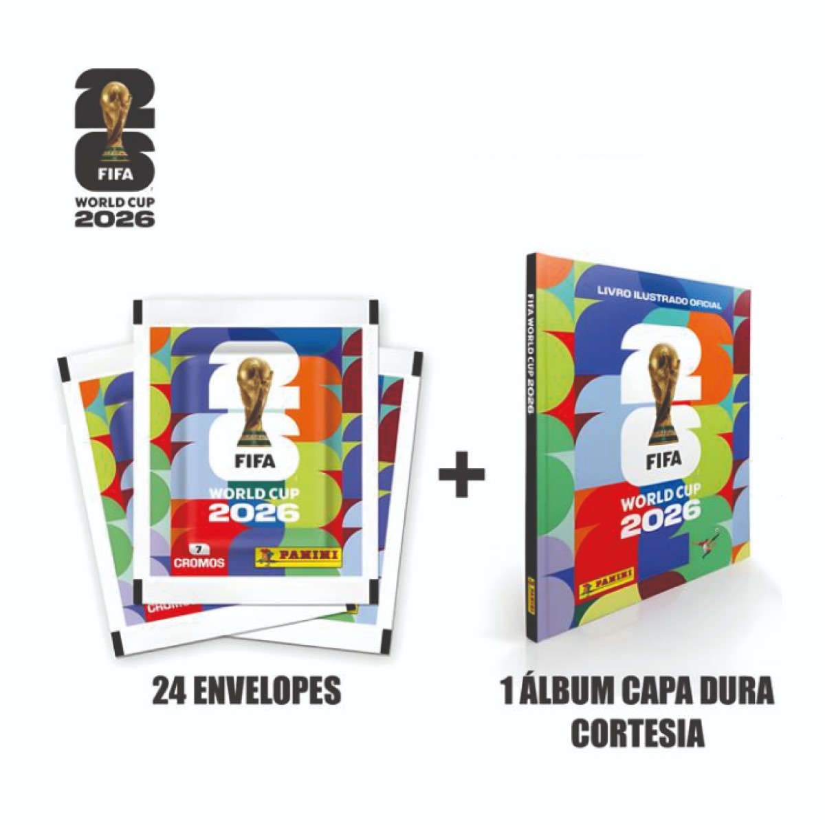 Copa Panini 2026 Figurinhas Com álbum Capa Dura Cortesia - Panini