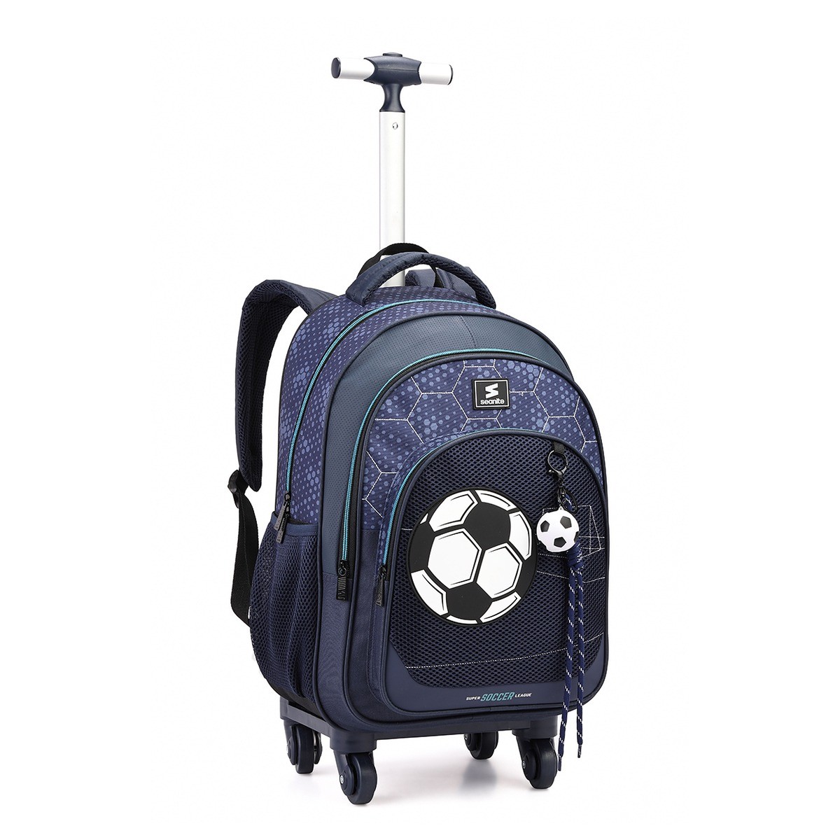 Mochila Infantil Masculina 17" Com Rodas