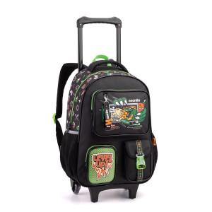 Mochila Infantil Masculina 17" Com Rodas