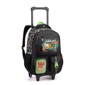 Mochila Infantil Masculina 17" Com Rodas