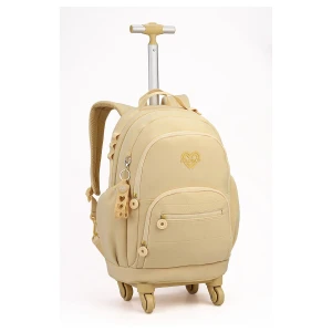 Mochila Laptop Feminina 19" Com Rodas
