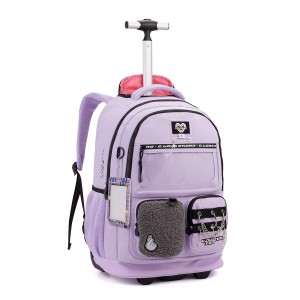 Mochila Laptop Feminina 19" Com Rodas