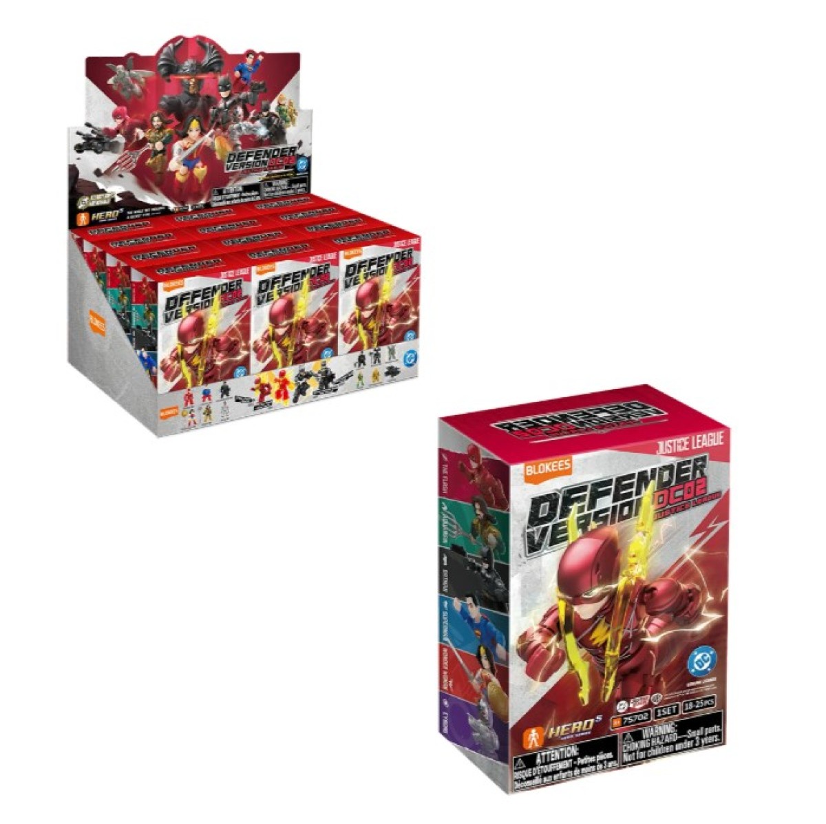 75702 - Dc Defender Version 02 Justice League 12 In 1 (18 - 24 Pieces)