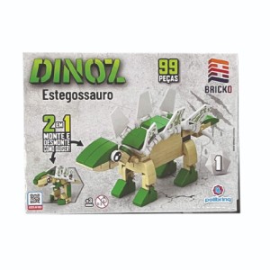 Bm045 - Brinquedo De Plástico Para Montar E Desmontar - Dinossauro