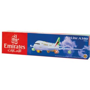 Aeronaves Emirates Bate E Volta C/luz/so