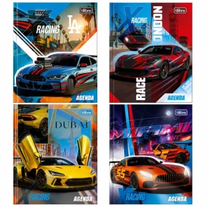 Agenda Permanente X Racing Cd Cost 80f 123x166mm