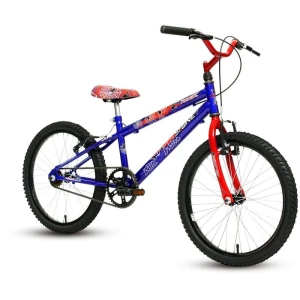 Bicicleta Aro 20 Rock Azul/vermelha